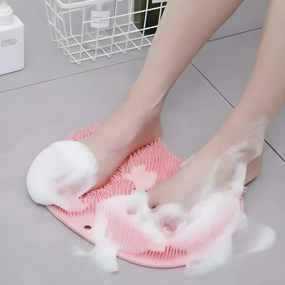 The Silicone Spa Foot ScrubMat - Get Baby-Soft Feet 🌸🦢