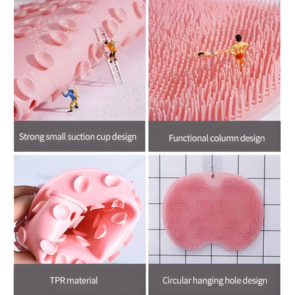 The Silicone Spa Foot ScrubMat - Get Baby-Soft Feet 🌸🦢