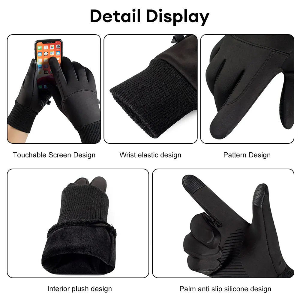 Water Resistant Winter Gloves