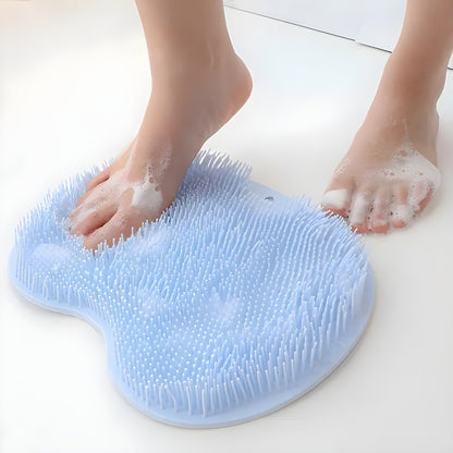 The Silicone Spa Foot ScrubMat - Get Baby-Soft Feet 🌸🦢