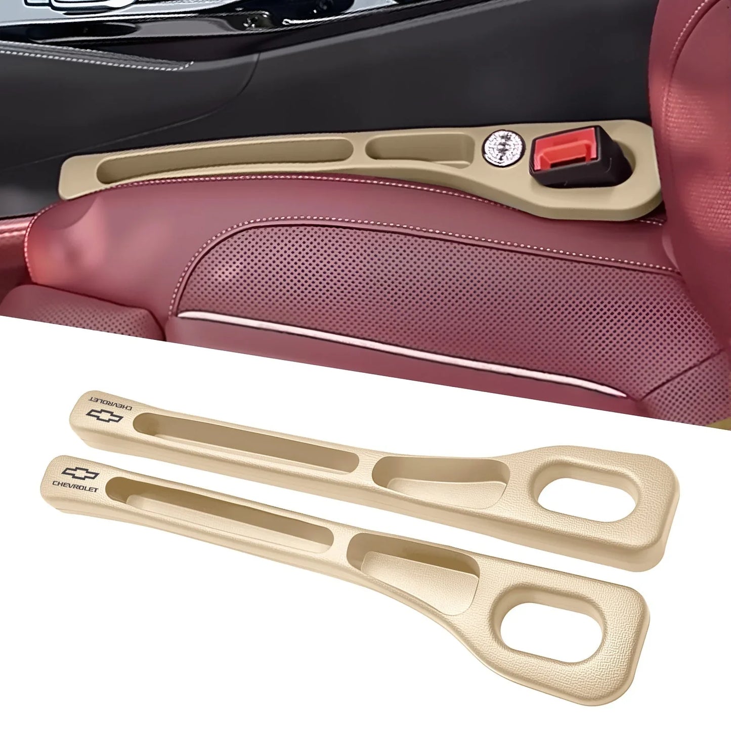Drop Stopper 📱🚫- Universal Car Seat-Gap Filler Duo (Belt-Slot Safe)