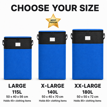 Jumbo Moving & Storage Bag 🐘📦- (Waterproof, Tearproof)