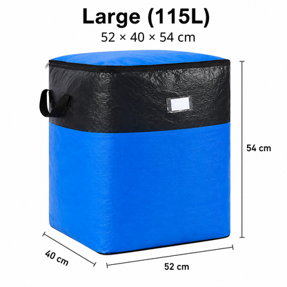 Jumbo Moving & Storage Bag 🐘📦- (Waterproof, Tearproof)