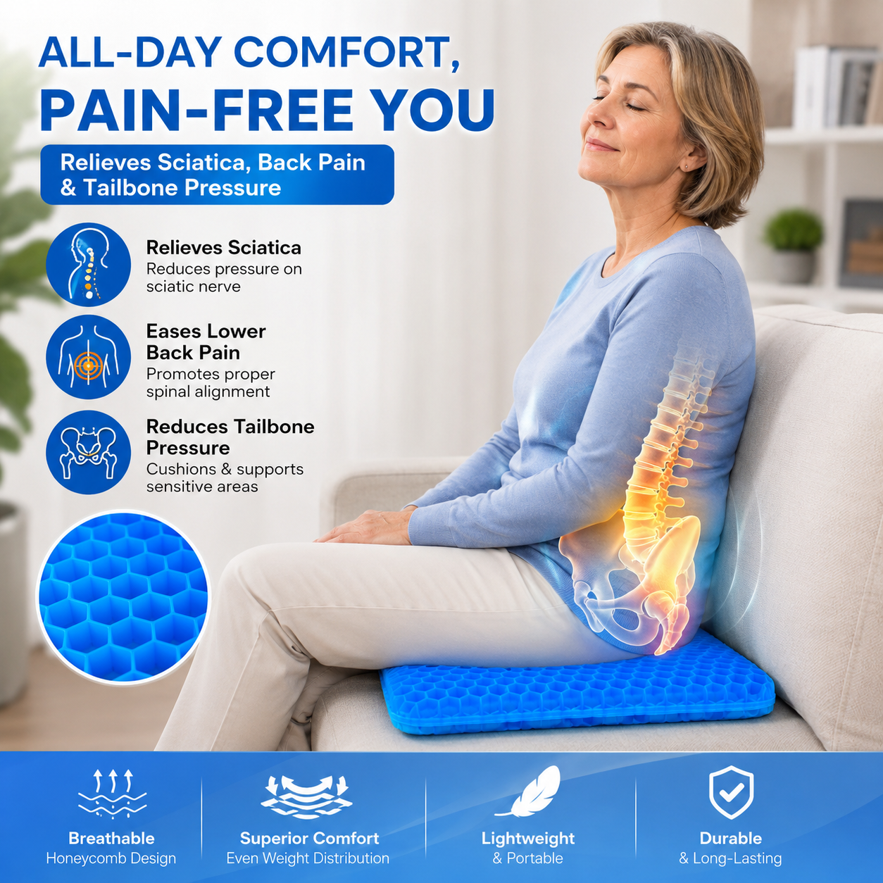 Advanced Orthopaedic Pressure Relief Cushion