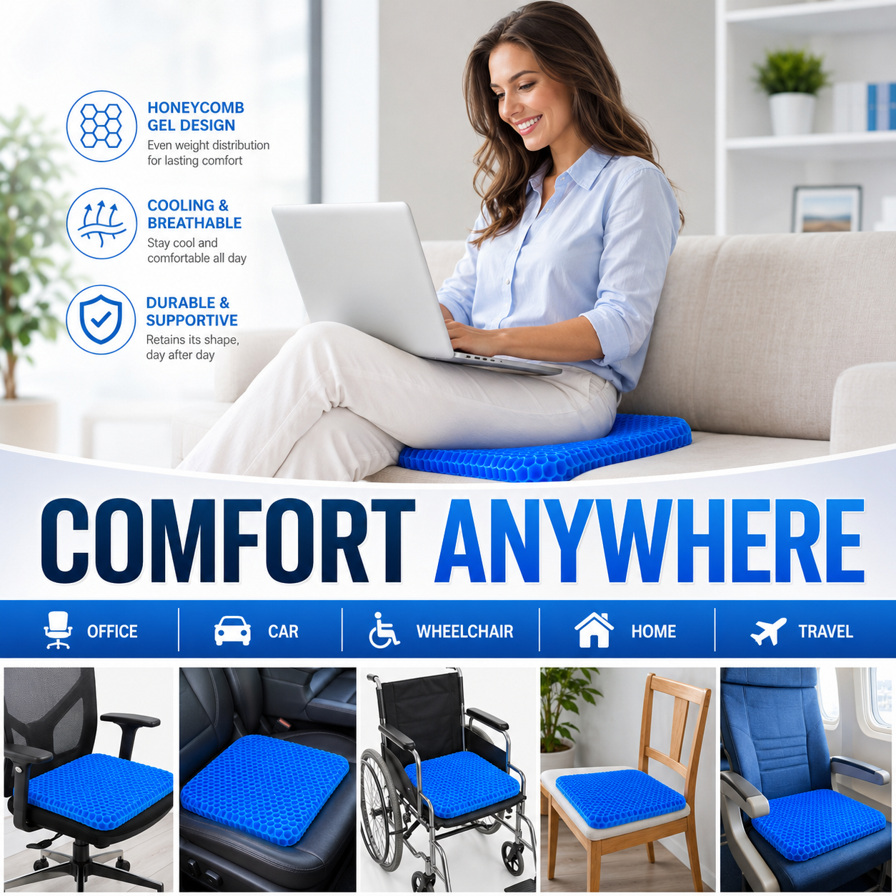 Advanced Orthopaedic Pressure Relief Cushion