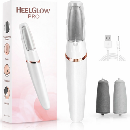 HeelGlow Pro 💖– Rechargeable Electric Callus Remover to Get Silky-Smooth Feet 🌸👣