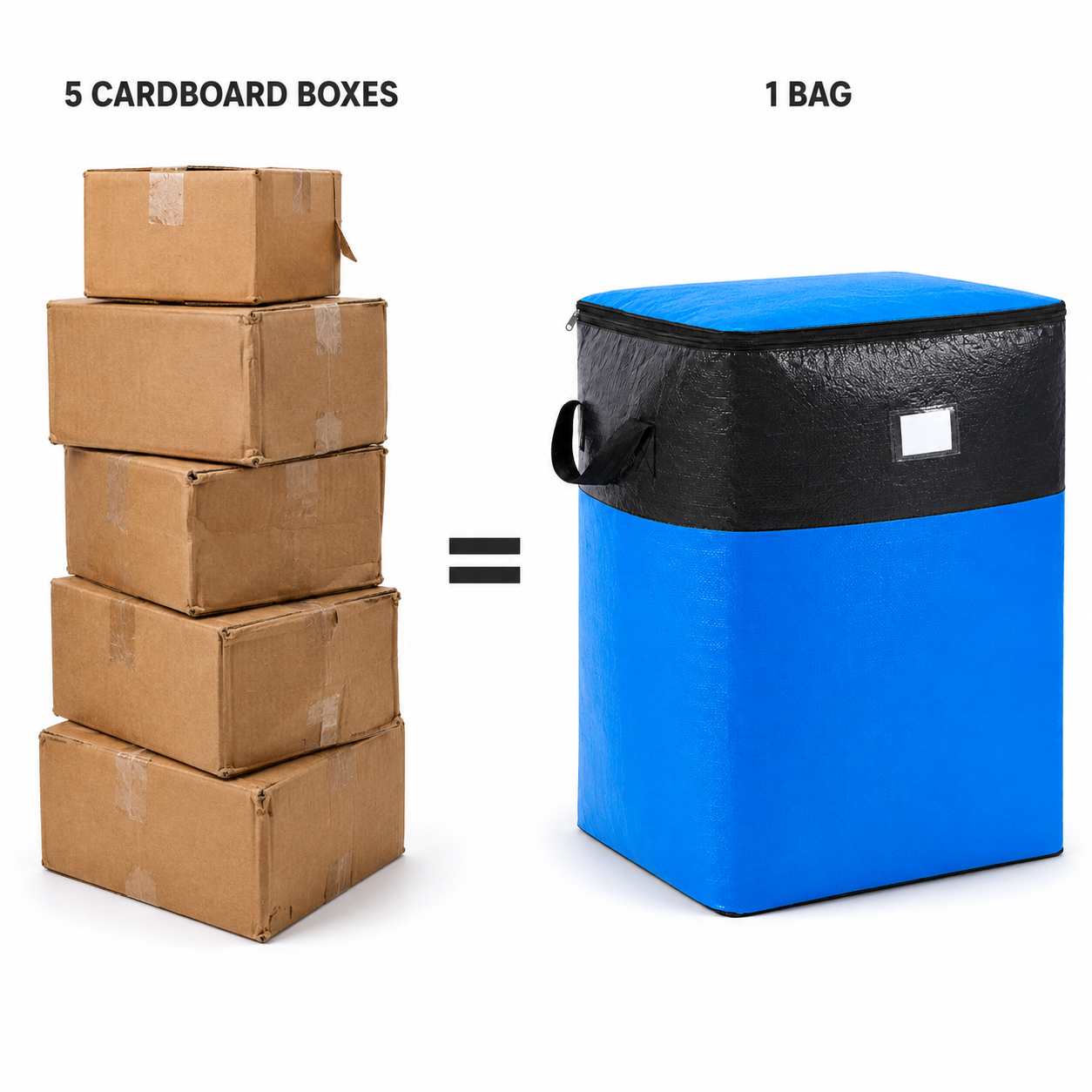 Jumbo Moving & Storage Bag 🐘📦- (Waterproof, Tearproof)
