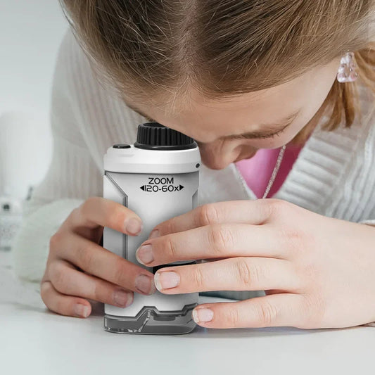 The Little Scope | 120x Mini Microscope for Your Little Genius 🧑‍🔬🔬🌿